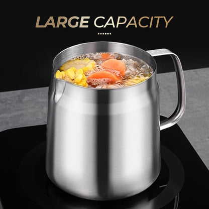 🎅 Winter Frenzy - Half Price 🎊 Large Capacity 304 Stainless Steel Multi-Purpose Oil Filter Container.