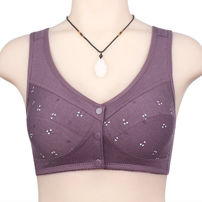 🌹Buy 3 Get 2 Free🌹Design for Senior Front Closure Cotton Bra