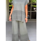 💕Free shipping on two pieces💕Women’s Solid Color Two-Piece Short Sleeve Top & Pants Set