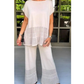 💕Free shipping on two pieces💕Women’s Solid Color Two-Piece Short Sleeve Top & Pants Set