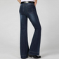 Summer Breathable Mid-Rise Wide-Leg Flared Pants