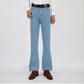 Summer Breathable Mid-Rise Wide-Leg Flared Pants
