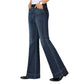 Summer Breathable Mid-Rise Wide-Leg Flared Pants