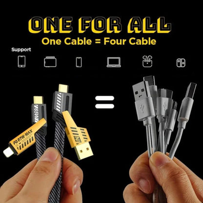 ⏰Limited Promotion - 50% OFF🔥2025 New 4 in 1 65W Fast Charging Cable