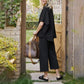 LIMITED TIME SALE🔥WOMEN'S 2 PIECE OUTFITS 3/4 BATWING SLEEVE PULLOVER TOP WIDE LEG PANTS LOUNGE SET