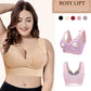 [Special Gift]  👙Comfort Extra Elastic Crossed Wireless Support Lace Bra for Plus Size