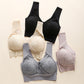 [Special Gift]  👙Comfort Extra Elastic Crossed Wireless Support Lace Bra for Plus Size
