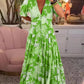 Hot Sale💃💃Comfortable V-neck Floral Loose Maxi dress with pockets