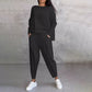 💥Limit Time 50% OFF 💕🤍Round-Neck Long-Sleeved Top ＆ Pants 2-Piece Set