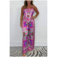 🔥New Arrival- 60% OFF💝Spaghetti Strap Printed Top & Loose Women's Pants 2-Piece Set