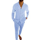 💖LAST DAY SALE 50% OFF💖Men's Minimalist Two-Piece Cotton Canvas Leisure Set