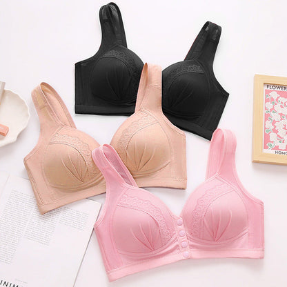 Buy 4 get 2 free✨ Breathable cotton bra with button down front