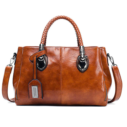 🔥50% OFF🔥Women's Leather Boston Bag