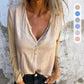 🔥Limited Time 46% OFF🔥Women’s Trendy Solid Color V Neck Long Sleeve Top