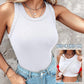 🔥Last Day Sale 49%🔥2025 Women's Ribbed Stretchy Tank Top with Shelf Bra
