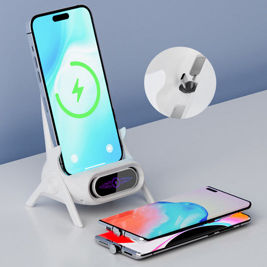 📱 49% OFF NOW! ✨ Wireless Fast Charger Phone Stand - 15W Quick Charge & Adjustable Viewing Angles, Compatible with All Qi-Enabled Devices ⚡📦