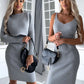 🌷👗Knit Pullover Sweater and Cami Dress Set