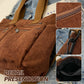 Vintage Solid Color Shoulder Bag