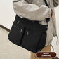 Vintage Solid Color Shoulder Bag