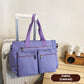 Vintage Solid Color Shoulder Bag
