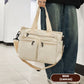 Vintage Solid Color Shoulder Bag
