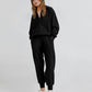 Long Sleeve Half Zip Sweatsuits Set💕