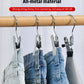 Anti-rust Clip Space-saving Clothespin Hat Pants Storage Hanging Travel Hook