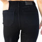 High-Waisted Stretch Straight-Leg Jeans