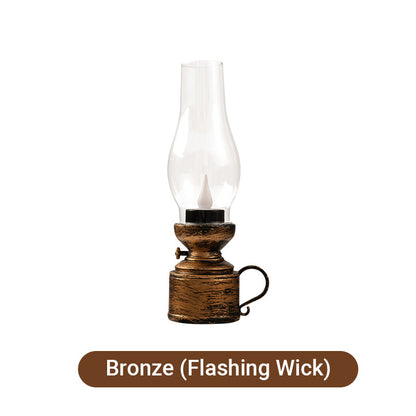 👍Get a 49% discount in advance for Christmas💥💥LED Vintage Kerosene Lamp Electronic Swing Candle