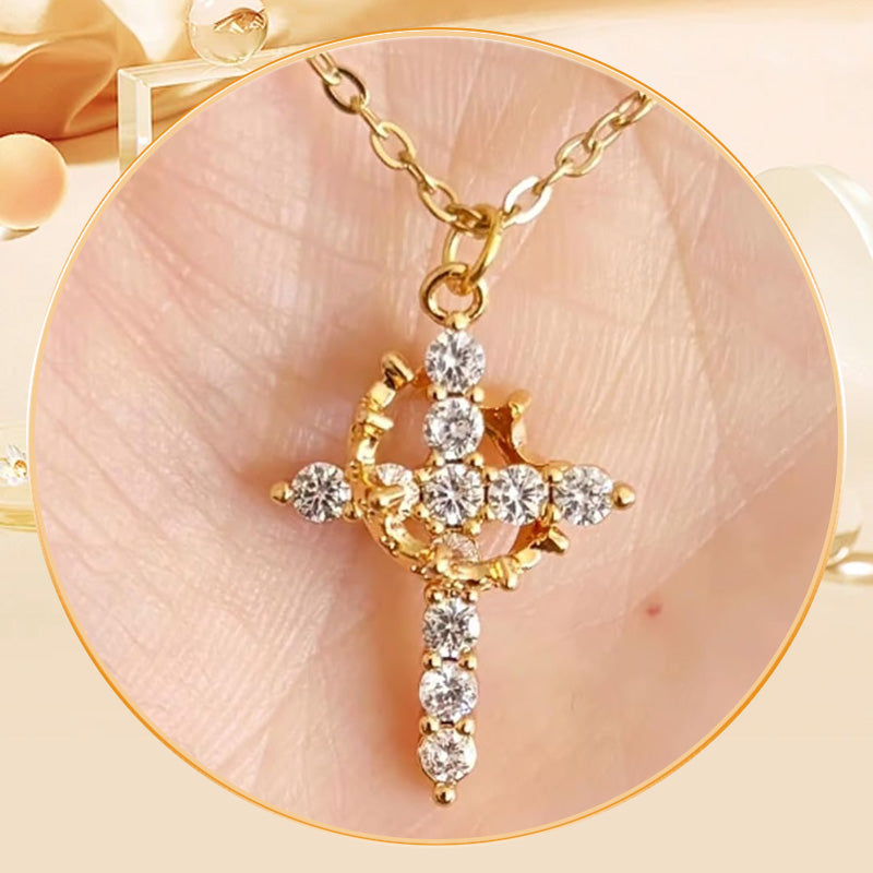 ✨The Forever Cross & Crown Necklace👑
