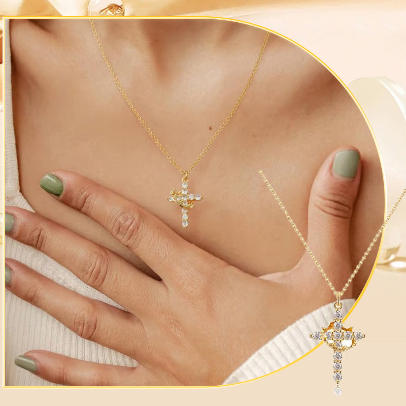 ✨The Forever Cross & Crown Necklace👑