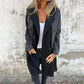 🌸Spring Specials🌸Mid-Length Trench Coat with Denim Jean Stitching
