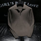 [Men’s Gift] Men’s Half Zip Pullover Lapel Collar Casual Knit Top