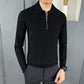 [Men’s Gift] Men’s Half Zip Pullover Lapel Collar Casual Knit Top
