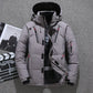 Free shipping ✈️Men’s White Duck Down Parka Winter Warm Jacket
