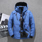 Free shipping ✈️Men’s White Duck Down Parka Winter Warm Jacket