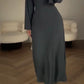 49%OFF🔥Long Sleeve Split Loose Casual Dress