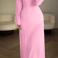 49%OFF🔥Long Sleeve Split Loose Casual Dress