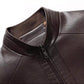 (🔥Hot Sale - 50% OFF🔥)Men’s Warm Plush Lining Leather Jacket Coat - Gift for Him!