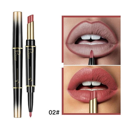 👄Hot Promotion 47% Off👄16 Color Long Lasting Lipstick Lipstick + Lip Liner Combo