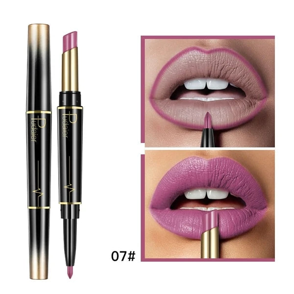 👄Hot Promotion 47% Off👄16 Color Long Lasting Lipstick Lipstick + Lip Liner Combo