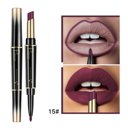 👄Hot Promotion 47% Off👄16 Color Long Lasting Lipstick Lipstick + Lip Liner Combo