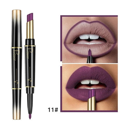 👄Hot Promotion 47% Off👄16 Color Long Lasting Lipstick Lipstick + Lip Liner Combo
