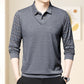Winter Promotion ⏰Men's Fake Two Piece Lapel Long-Sleeve Tops