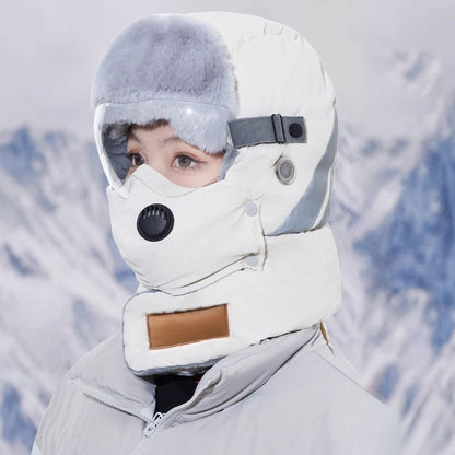 Reflective Safety Strip Warm Trapper Hat