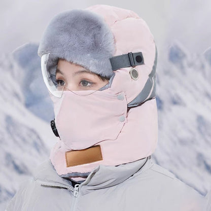 Reflective Safety Strip Warm Trapper Hat
