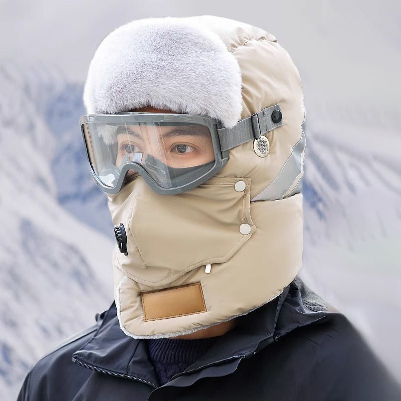 Reflective Safety Strip Warm Trapper Hat