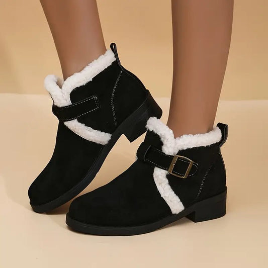 Women's Winter Warm Chunky Ankle Boots