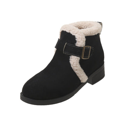 Women's Winter Warm Chunky Ankle Boots