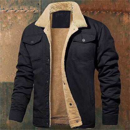 🎁Christmas Sale 49% OFF⏳Men's Retro Western Winter Fleece Jacket